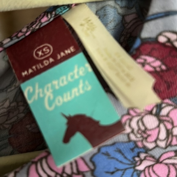 MATILDA JANE **Vintage” Character Counts Mrs. Darling Tank Top, Size XS,GUC. - Picture 5 of 8